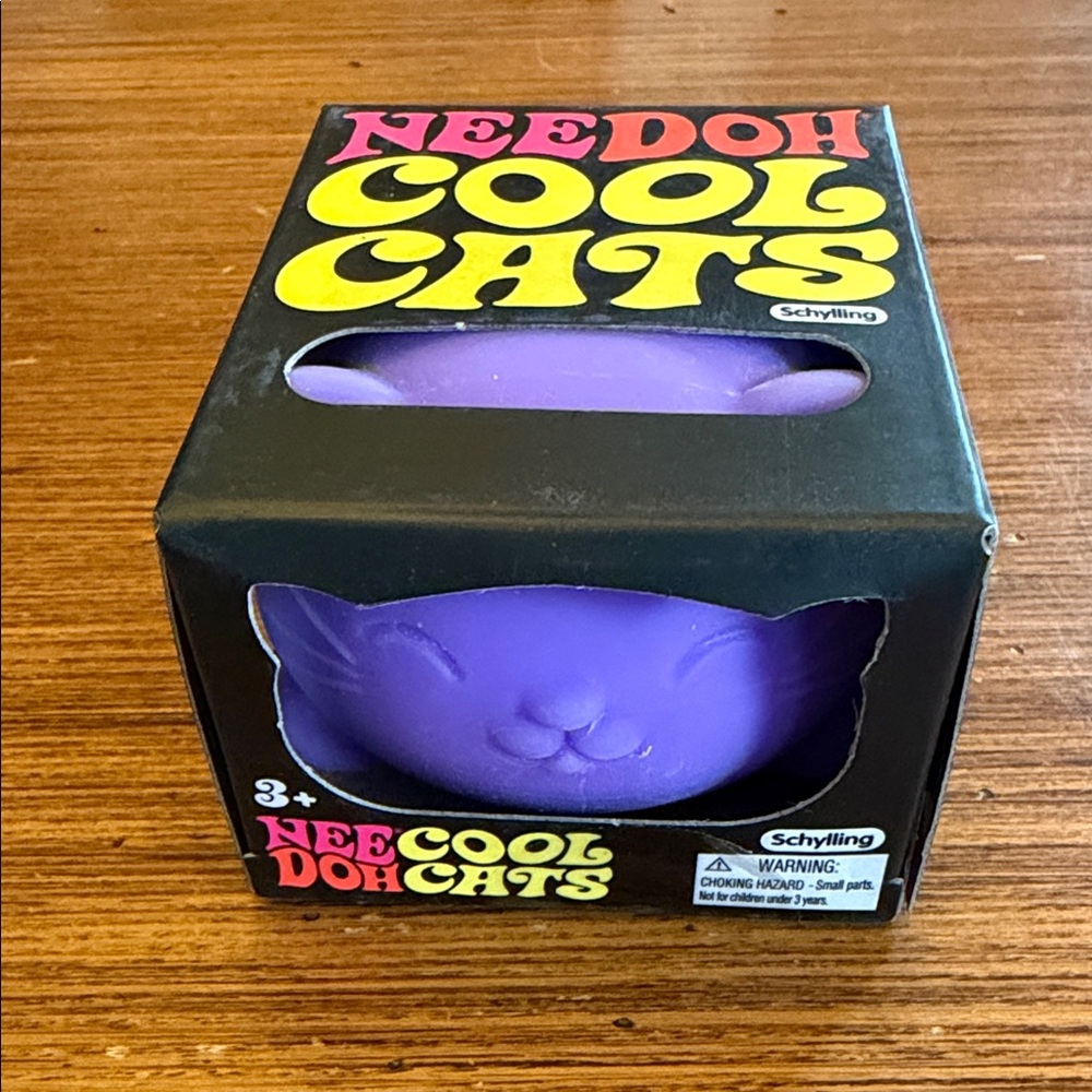 Schylling Nee Doh Cool Cats Purple Toy